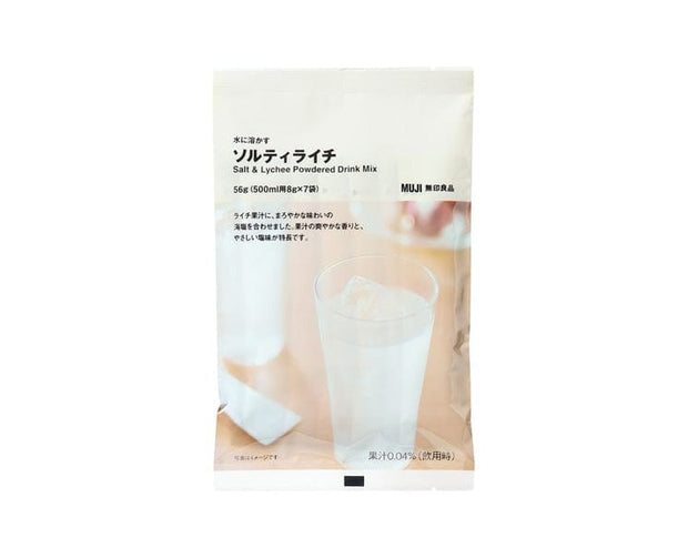 Muji Salt & Lychee Powdered Drink Mix
