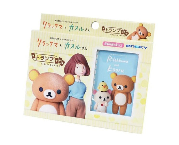 Rilakkuma and Kaoru Playing Cards Toys and Games Sugoi Mart