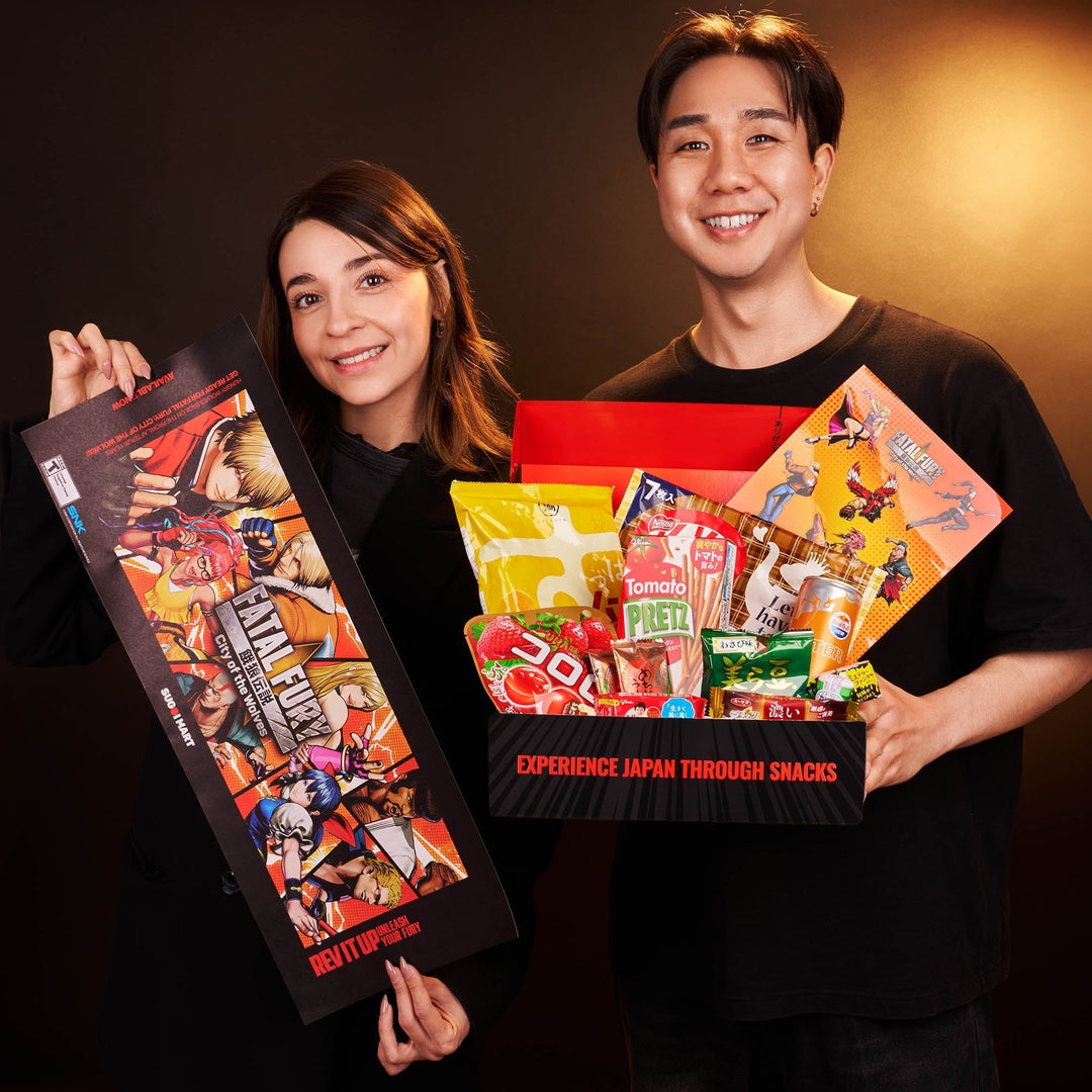 Introducing the FATAL FURY Fuel Box, a Sugoi Mart x SNK Collab
