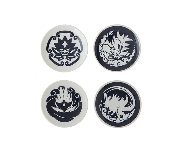 Pokemon Set of 4 small plates Ogrepon