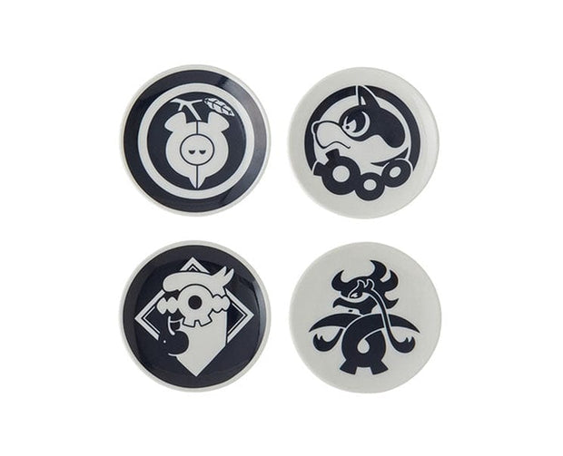 Pokemon Set of 4 small plates Pecharunt
