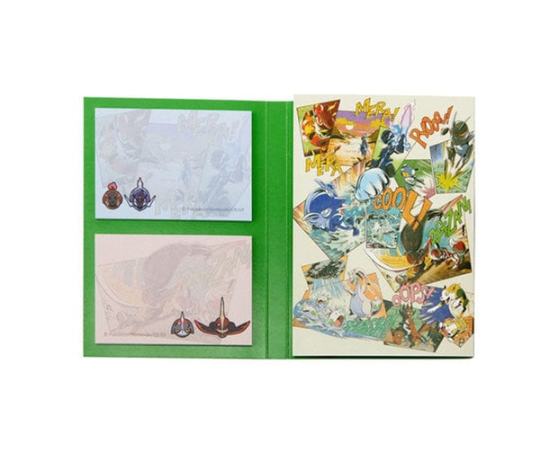 Pokemon Book-shaped Sticky Note Set SECRET of MIGHT
