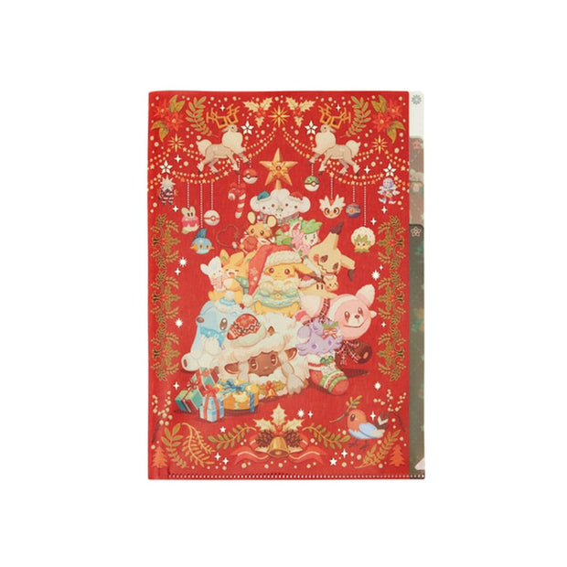 Pokemon Heartwarming Christmas A4 3-Pocket Clear File