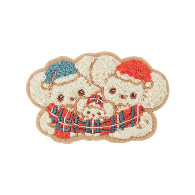 Pokemon Heartwarming Christmas Embroidery Sticker: Maushold