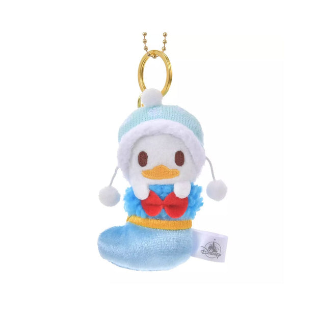 Disney Christmas Donald Plush Keychain Sock