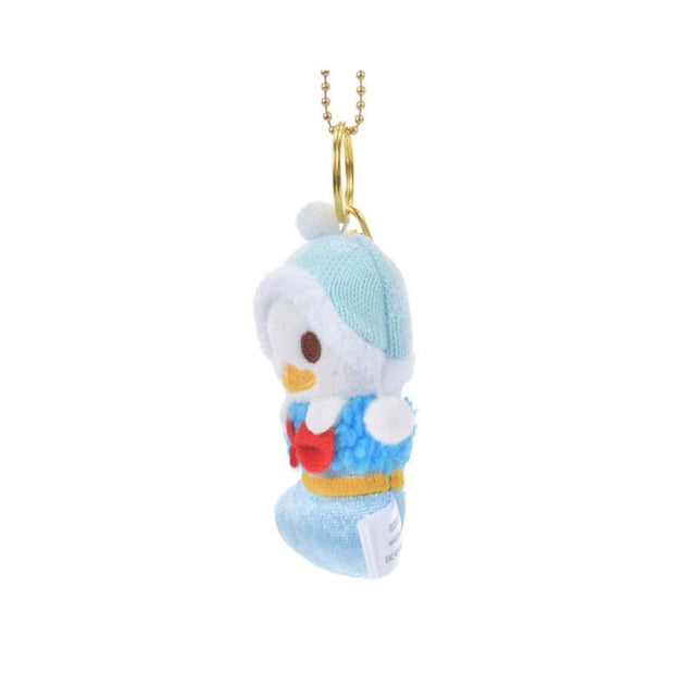 Disney Christmas Donald Plush Keychain Sock