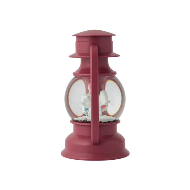 Lantern-style Snow Globe Snowy Gathering