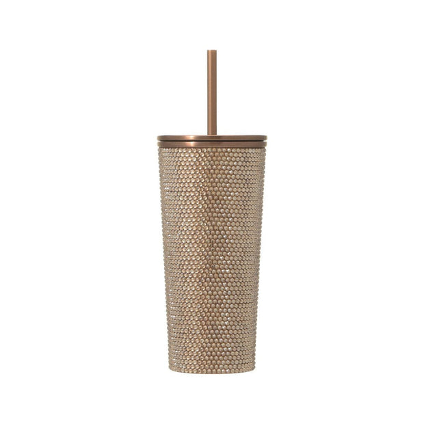 Starbucks Stainless Steel Cold Cup Tumbler Rhinestone Gold