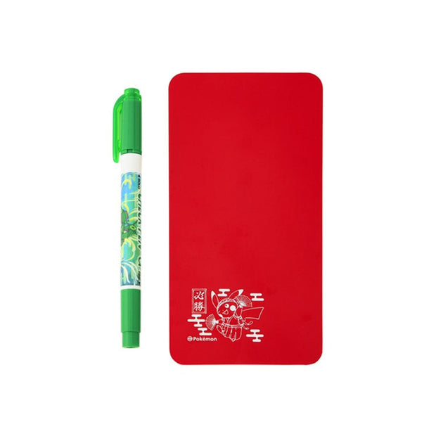 Pokemon Check Pen & Check Sheet Set Rayquaza & Cheer Pikachu