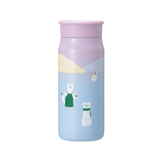 Starbucks Stainless Bottle Ermine and Long-Tailed Tit - Pink