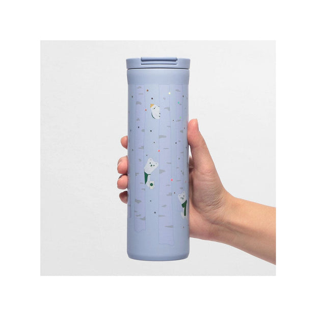 Starbucks Stainless Bottle Ermine and Long-Tailed Tit - Blue
