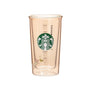 Starbucks Valentine 2025 Heat-Resistant Double Wall Glass: Beige thumbnail 1