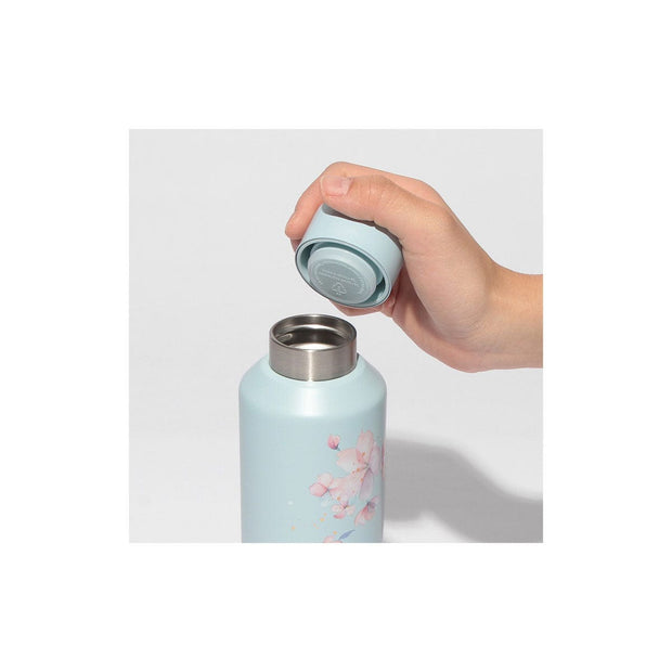 Starbucks Sakura 2025 Stainless Gradient Bottle: Pale Blue