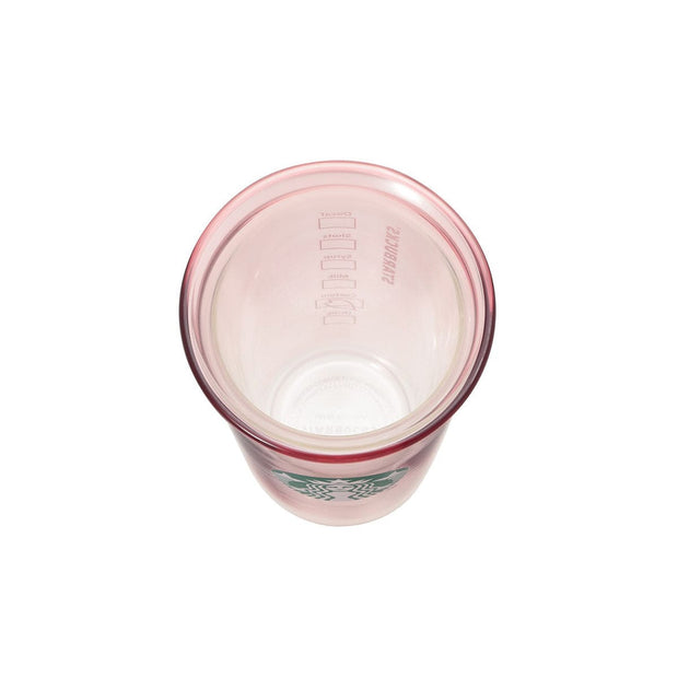 Starbucks Japan Sakura 2025 Double Wall Glass: Pale Pink