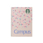Starbucks Japan Sakura 2025 Campus Ring Notebook: Beige thumbnail 1