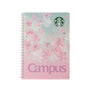 Starbucks Japan Sakura 2025 Campus Ring Notebook: Gradient thumbnail 1