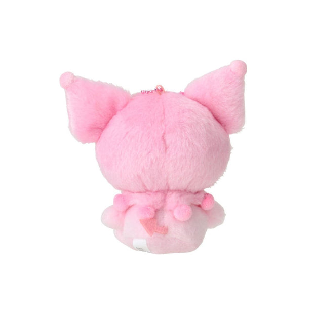 Sanrio Japan Sakura 2025 Mascot Plush Keychain: Kuromi