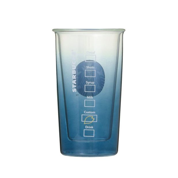 Starbucks Sakura 2025 Heat-resistant Glass Night Blue