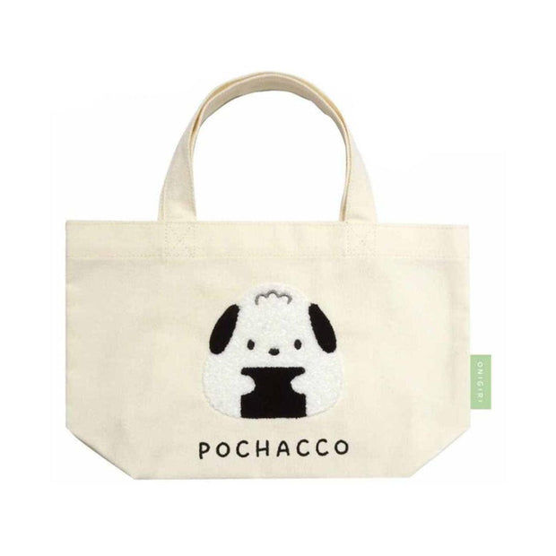 Sanrio Onigiri Canvas Mini Tote Bag: Pochacco