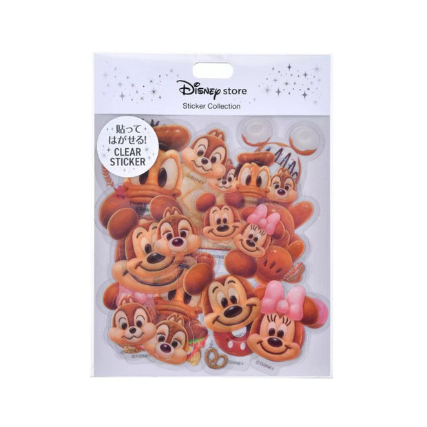 Disney Mickey & Friends Stickers Clear Peel and Stick Sticker