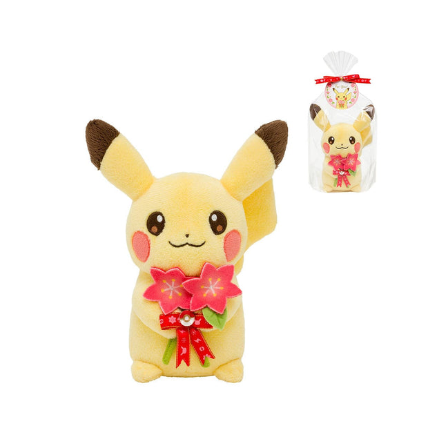 Pokemon Pikachu and Gracidea's Flower Plushie Medium