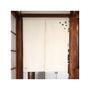 Ghibli My Neighbor Totoro Embroidered Curtain Kurosuke: Ivory thumbnail 5
