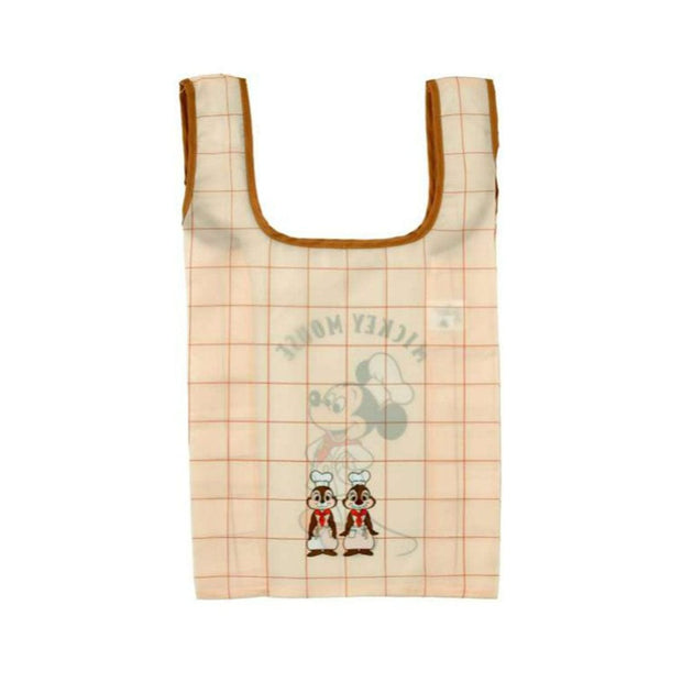 Disney Mickey, Chip & Dale Shopping Bag w/ Pouch Mickey's Bakery