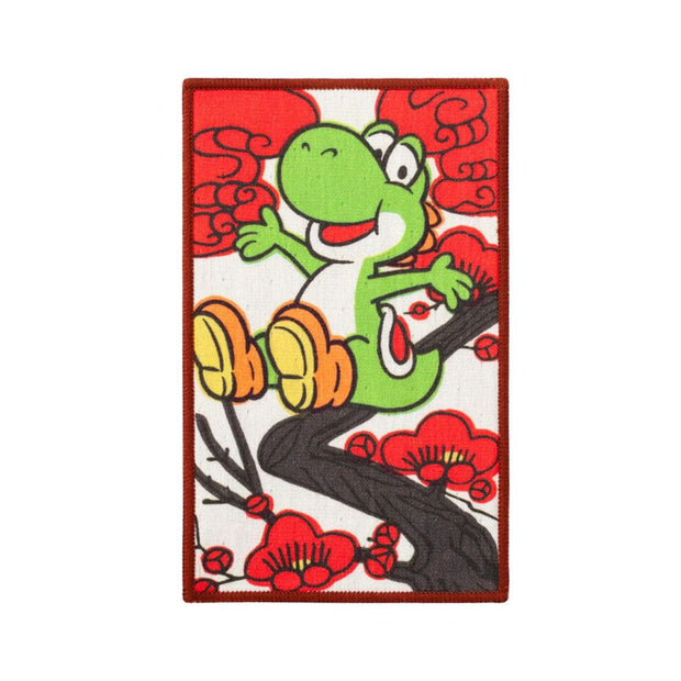 Nintendo Super Mario Red Blossom Hanafuda Mini Towel: Yoshi