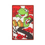 Nintendo Super Mario Red Blossom Hanafuda Mini Towel: Yoshi thumbnail 1