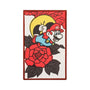 Nintendo Super Mario Red Peony Hanafuda Mini Towel: Mario thumbnail 1