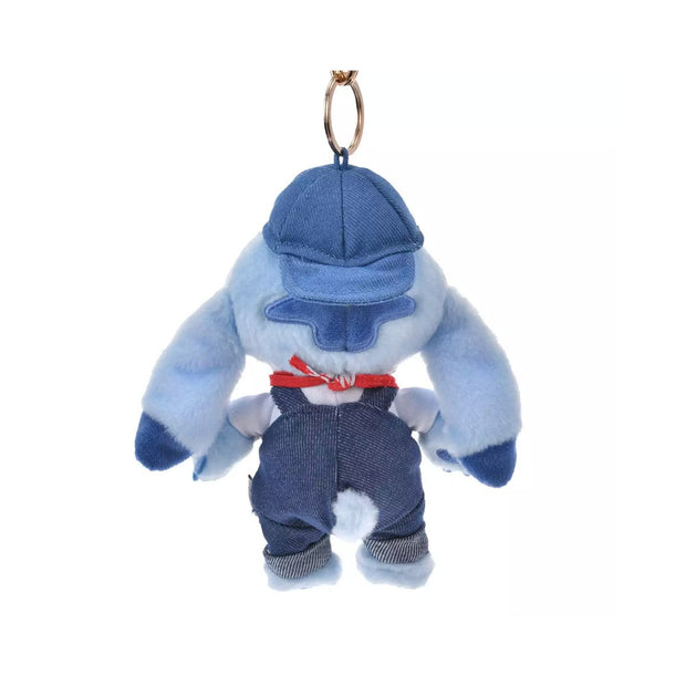 Disney Lilo & Stitch Denim Keychain: Stitch
