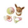 Pokemon Monpoke Rattle Set: Eevee thumbnail 1