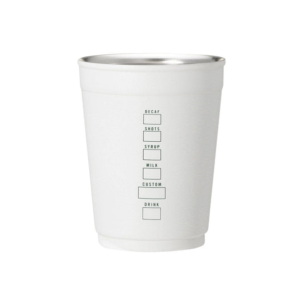 Starbucks 2WAY Stainless Steel Cup/Holder Matte White