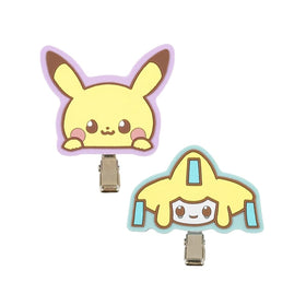 Pokemon PokePeace Rubber Hair Clip: Pikachu and Jirachi