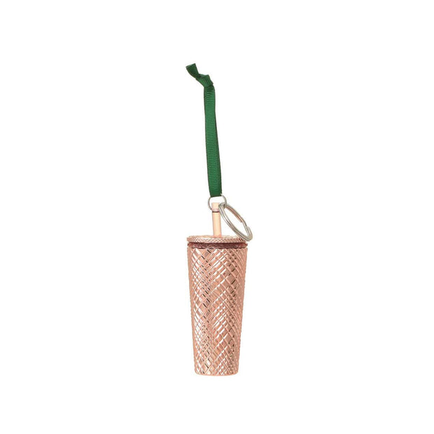Starbucks Ornament Logo Cold Cup Tumbler Gold