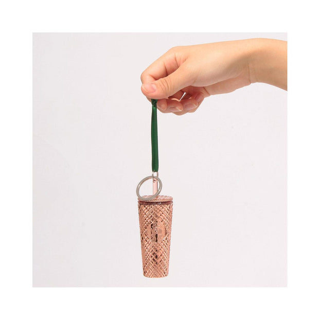 Starbucks Ornament Logo Cold Cup Tumbler Gold