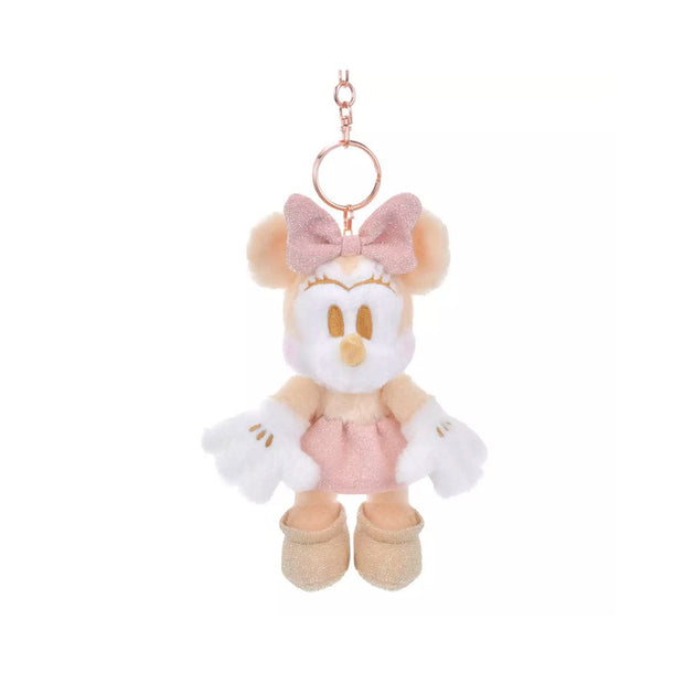 Disney Minnie Plush Winter Keychain Shiny Color