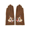 Disney Chip & Dale Winter Gloves Brown