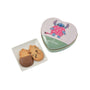 Disney Honolulu Cookie Company Stitch Cookies in a Heart-shaped Tin thumbnail 1