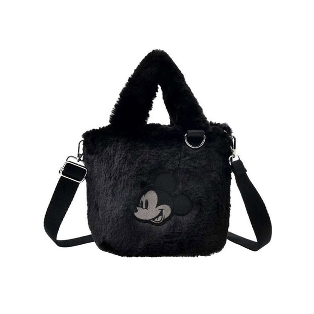 Disney Mickey Mouse Fur Tote 2-Way Bag
