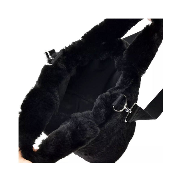 Disney Mickey Mouse Fur Tote 2-Way Bag