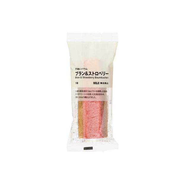 Muji Baumkuchen Bran & Strawberry