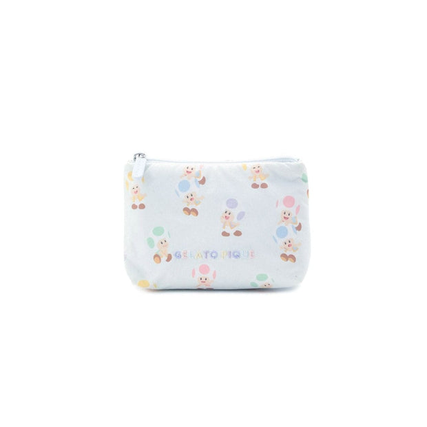Nintendo Toad & Yoshi Tissue Pouch Super Mario Meets Gelato Pique