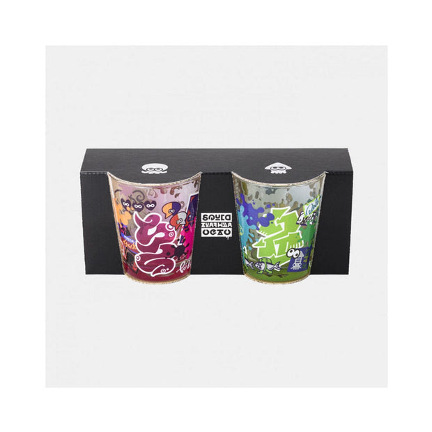 Nintendo Tokyo Glass Set Squid or Octo Splatoon