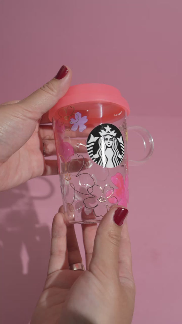 Starbucks Japan Sakura 2024 Glass Mug