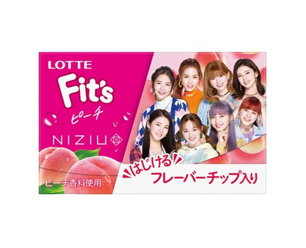 Lotte Fit's x Niziu: Peach Gum Candy and Snacks Sugoi Mart