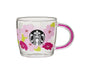 Starbucks Japan Sakura 2024 Bead Glass Mug thumbnail 1