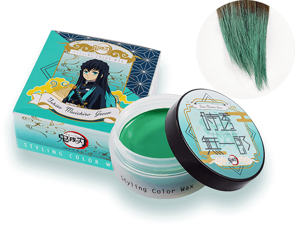 Demon Slayer Colored Hair Wax: Tokito Muichiro Green